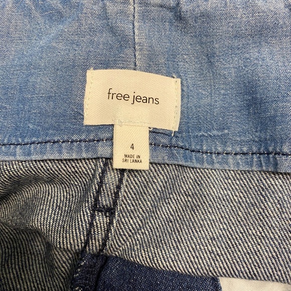 Aritzia Wilfred Free Paperbag Belted Wide Leg High Rise Jeans Size 4 - Picture 7 of 9